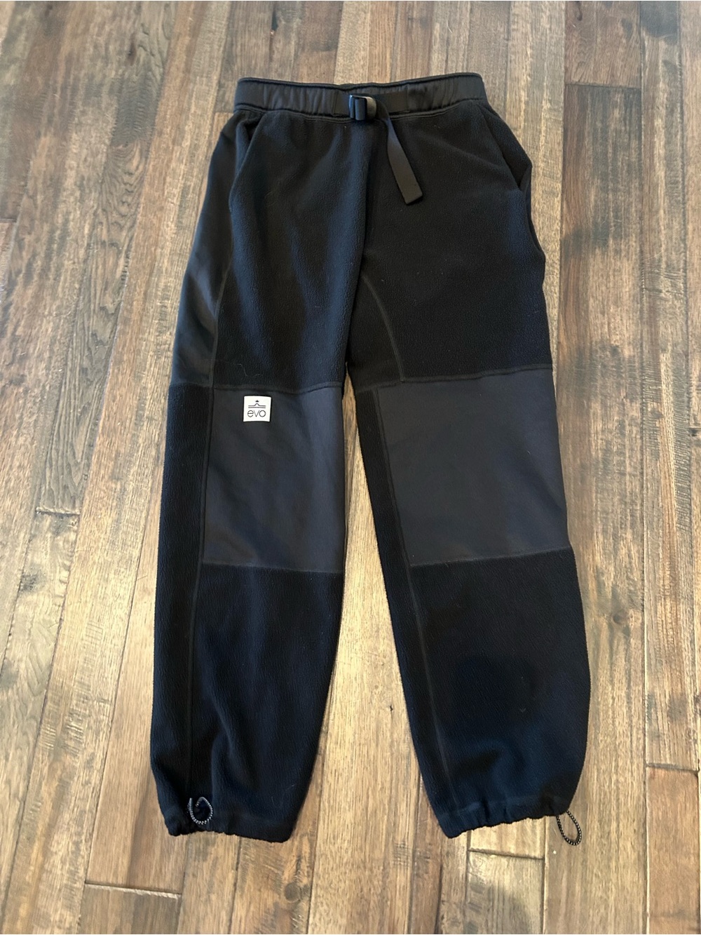 Evo Black Fleece Jogger Pants- unisex
